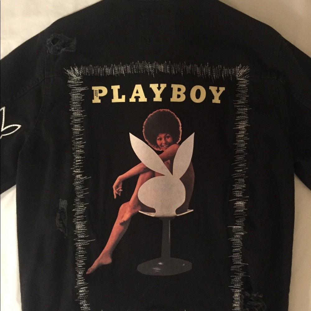 Hugh Hefner Playboy Denim Jacket